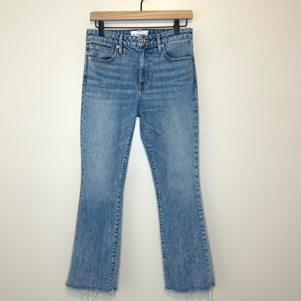 SLVRLAKE Sara Slim Bootcut Cropped Jeans in Atwater Size 27